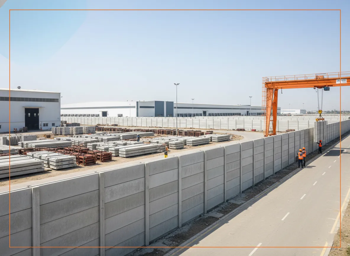 RCC Precast Boundary Wall Manufacturer in Salem